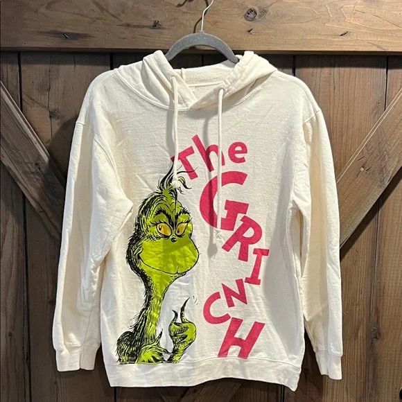 Vintage The Grinch Graphic Hoodie Women’s L - Picture 1 of 3